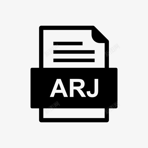 arj文件文件图标文件类型格式svg_新图网 https://ixintu.com 41种 arj 图标 文件 格式 类型