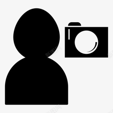 摄影师相机图像图标图标
