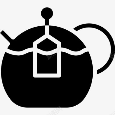 茶壶咖啡43加满图标图标