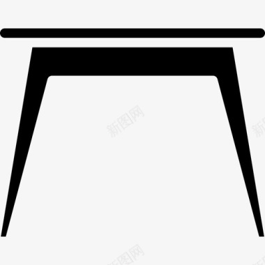 桌子家具和家用24填充图标图标