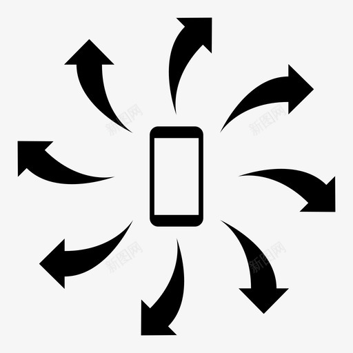 电话占线通话图标svg_新图网 https://ixintu.com 占线 手机 智能 电话 移动 通话