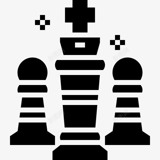 国际象棋博彩管理图标svg_新图网 https://ixintu.com 博彩 国际象棋 塔台 战略 管理