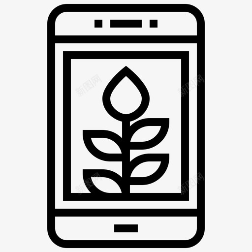 壁纸应用程序花朵图标svg_新图网 https://ixintu.com 图像 壁纸 应用程序 手机 智能 花朵