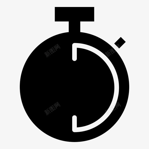 秒表闹钟截止时间图标svg_新图网 https://ixintu.com 截止 时间 沙尘 秒表 计时器 闹钟