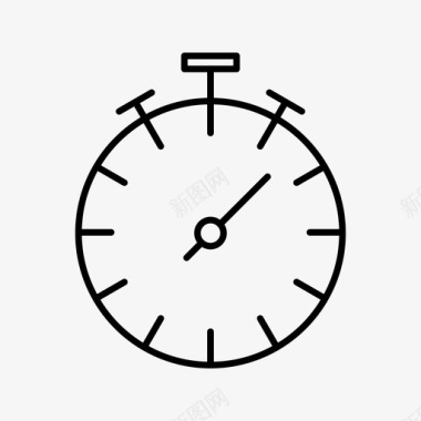 秒表计时器24小时网络接口图标图标