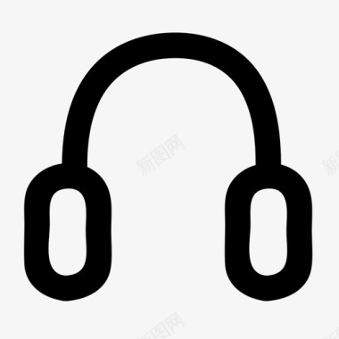 耳机抽耳图标图标