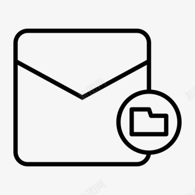 电子邮件联系人文件夹图标图标