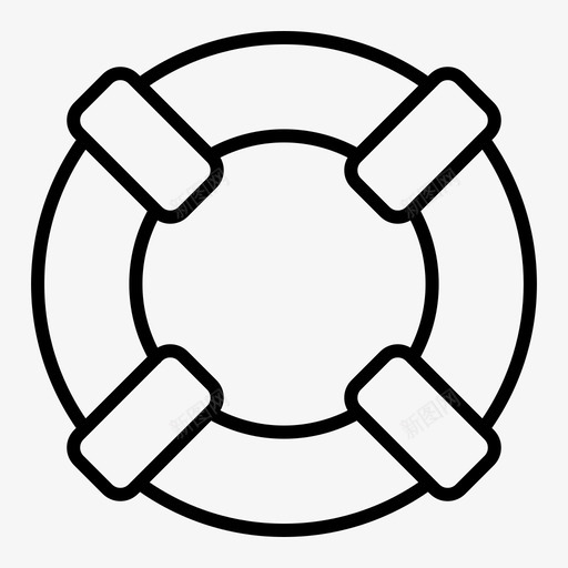救生圈海盗图标svg_新图网 https://ixintu.com 救生圈 海盗