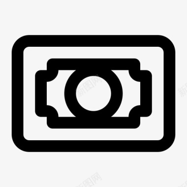 货币业务现金图标图标