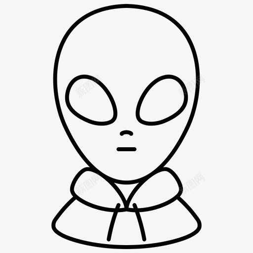 外星化身人空间图标svg_新图网 https://ixintu.com 人物 化身 外星 头像 游客 空间 职业 轮廓