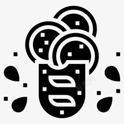 杂粮icon全麦法式面包面包图标高清图片
