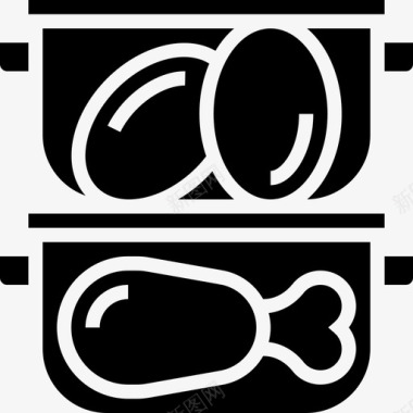 箱子厨房工具29字形图标图标