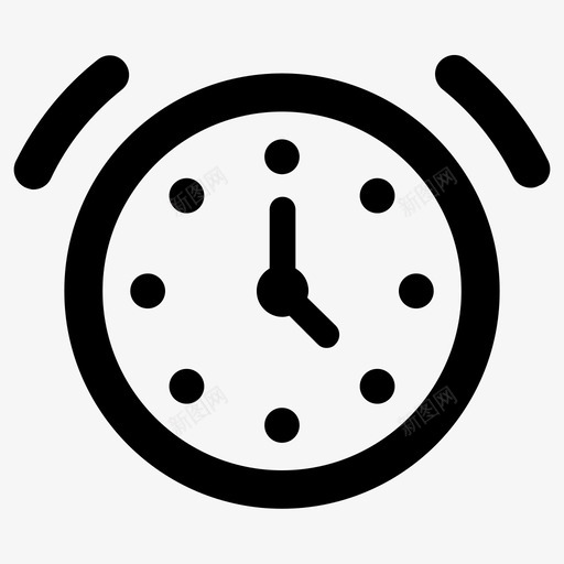 闹钟时钟时间图标svg_新图网 https://ixintu.com 定时 定时器 时钟 时间 闹钟