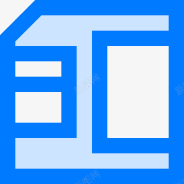 软盘pc组件9蓝色图标图标