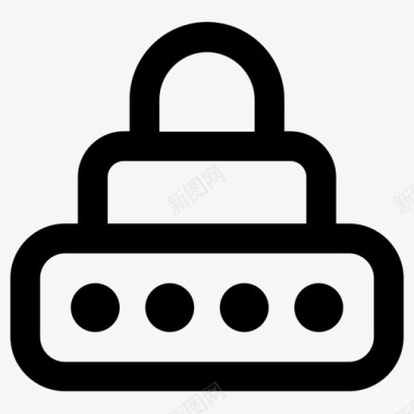 密码隐私保护图标图标