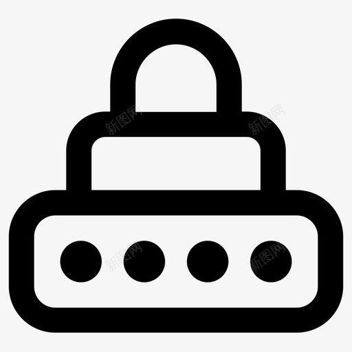 密码隐私保护图标svg_新图网 https://ixintu.com 保护 安全密码 密码 锁 隐私
