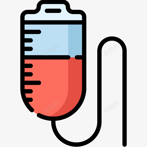 袋治疗18线性颜色图标svg_新图网 https://ixintu.com 治疗18 线性颜色 袋