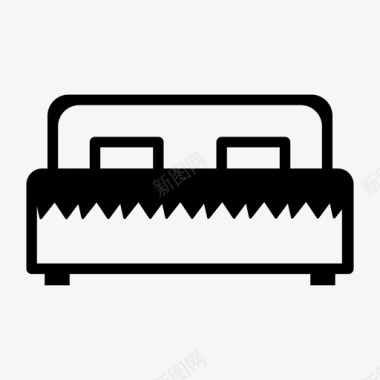床卧室睡觉图标图标