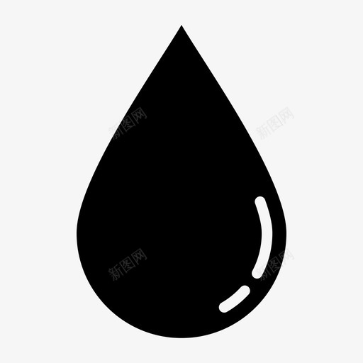 水饮料水滴图标svg_新图网 https://ixintu.com 水 水滴 液体 液滴 纯度 饮料