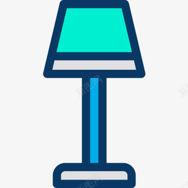 灯电器6线颜色图标图标