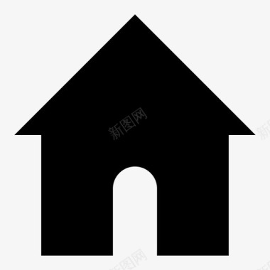 家建筑物房子图标图标