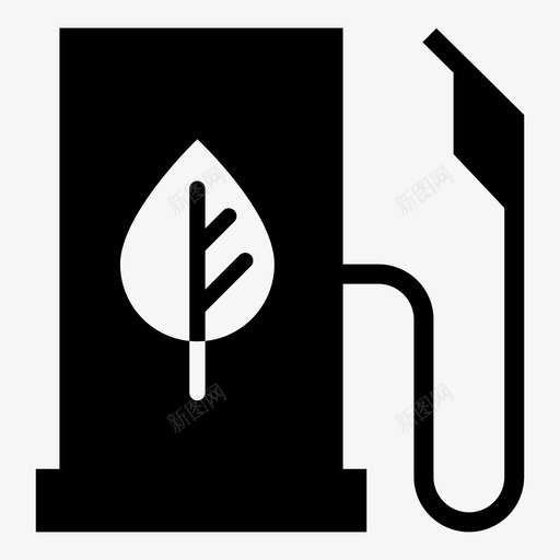 加油站生物燃料生态燃料图标svg_新图网 https://ixintu.com 加油 加油站 图标 油泵 燃料 生态 生物 绿色 能源
