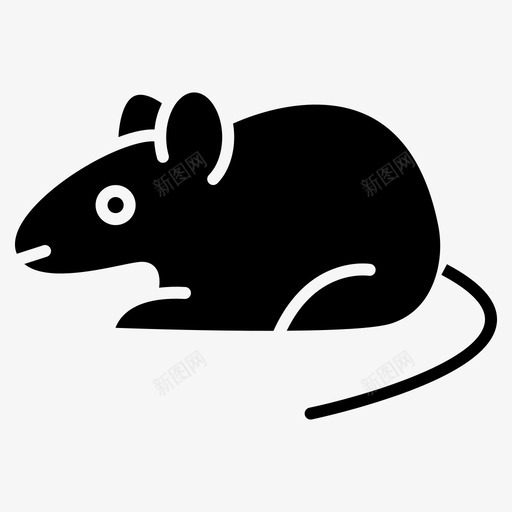 老鼠图标svg_新图网 https://ixintu.com 老鼠
