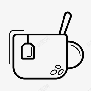 一杯茶咖啡热饮图标图标
