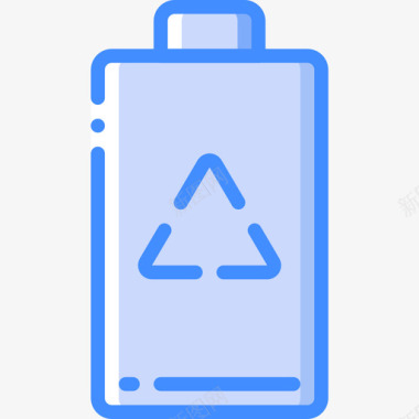 电池移动接口4蓝色图标图标