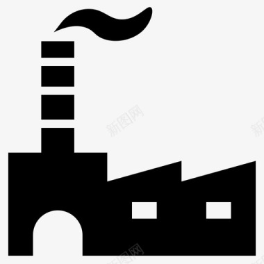 工业工厂制造业图标图标