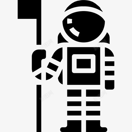 宇航员科学104填充图标svg_新图网 https://ixintu.com 填充 宇航员 科学104