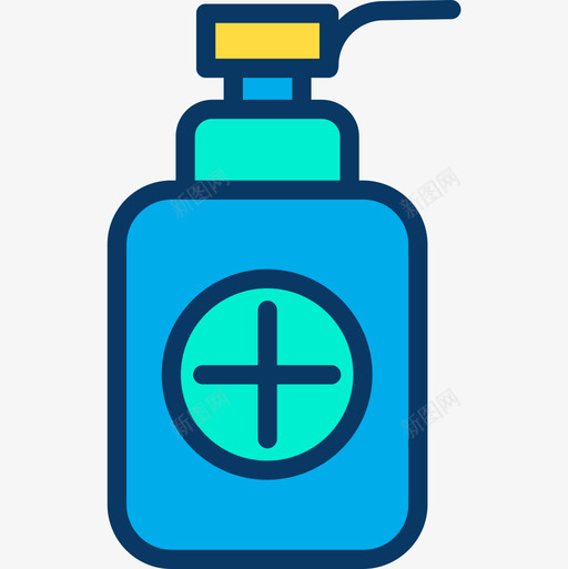 香皂卫生18线性颜色图标svg_新图网 https://ixintu.com 卫生 线性 颜色 香皂