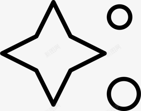 星星爆裂高光图标图标