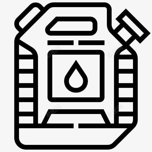 汽油燃料加仑图标svg_新图网 https://ixintu.com 加仑 机油 汽油 汽车服务 燃料