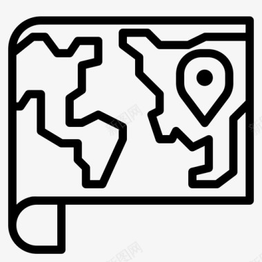 地图地点位置图标图标