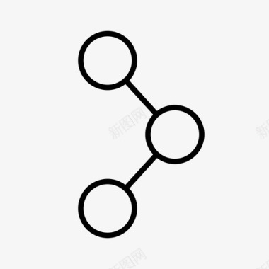 分子键链图标图标