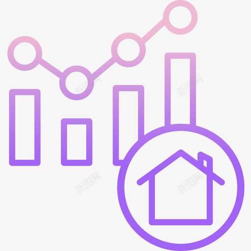 报告房地产179概述梯度图标svg_新图网 https://ixintu.com 房地产179 报告 概述梯度