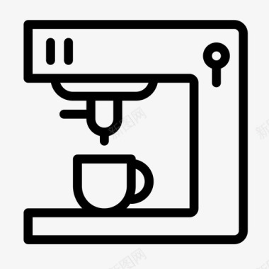 咖啡机电器杯子图标图标