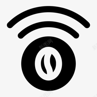 wifi咖啡饮料图标图标