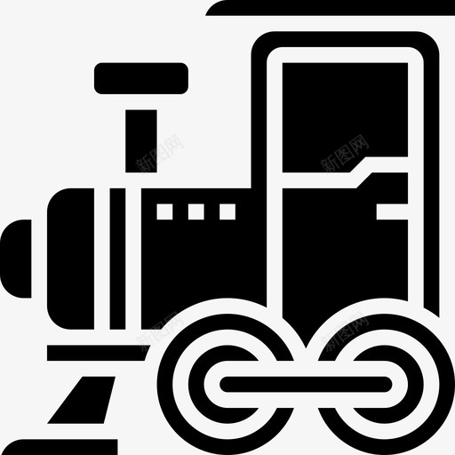 机车运输和车辆2字形图标svg_新图网 https://ixintu.com 2字形 机车 车辆 运输