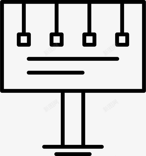 广告广告牌商业概念图标svg_新图网 https://ixintu.com 商业概念 广告 广告牌