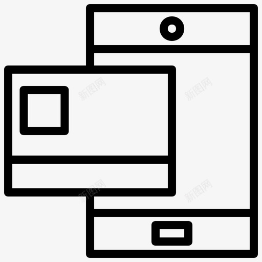 电子商务通讯互联网图标svg_新图网 https://ixintu.com 互联网 手机 智能 现代 电子商务 移动 通讯