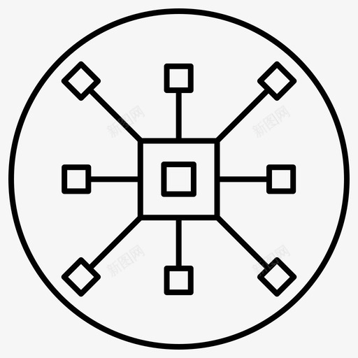 自动部署连接集成图标svg_新图网 https://ixintu.com 关系 循环 测试 自动 节点 计划 软件 连接 部署 集成