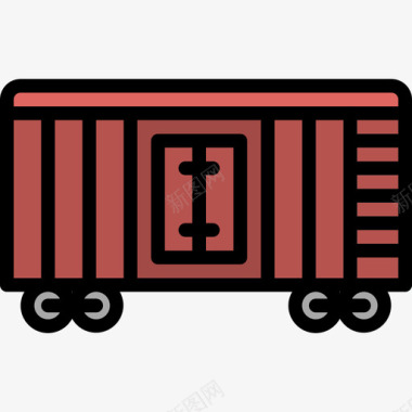 货车九月物流5线性颜色图标图标