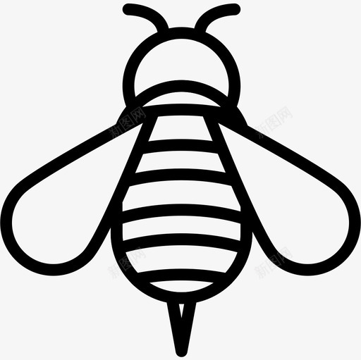 蜜蜂生态学167直系图标svg_新图网 https://ixintu.com 生态学167 直系 蜜蜂