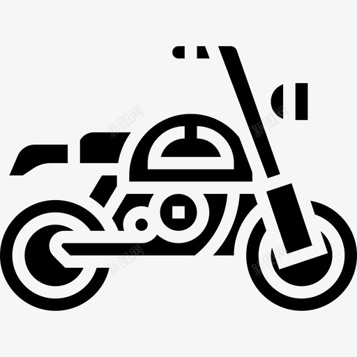 摩托车摩托车运动8字形图标svg_新图网 https://ixintu.com 字形 摩托车 运动