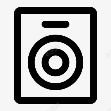 扬声器音频电影图标图标