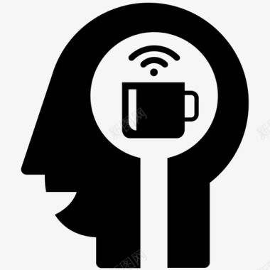 咖啡因自由职业者项目图标图标