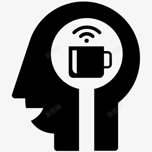 咖啡因自由职业者项目图标svg_新图网 https://ixintu.com 人类 咖啡因 工作者 自由职业者 远程 项目