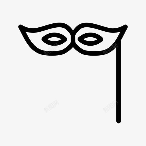 面具庆典娱乐图标svg_新图网 https://ixintu.com 娱乐 庆典 派对 眼罩 节日 面具